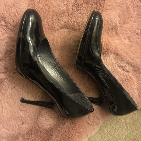 Stuart Weitzman platform patent leather heels 8M shoes - Picture 2 of 9